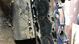 Leyland 262 clutch and engine removal [upl. by Lipsey]