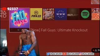 IShowSpeed Playing Fall Guys And Losses Twice In Final Round Very Funny😂 [upl. by Eenal119]