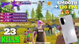 POCO F3🔥PUBG BGMI FPS TEST IN ANDROID 14 UPDATE 120FPS LIVIK GAMPLAY ❣️ [upl. by Angeli]