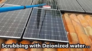 Jetstream Power Wash  Cleaning Solar Panels With Deionized Water HD 2017 [upl. by Kneeland]