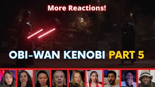 Reactors Reaction to DARTH VADER And REVA  PART 2 MORE REACTIONS ObiWan Kenobi Part 5 [upl. by Lacey903]