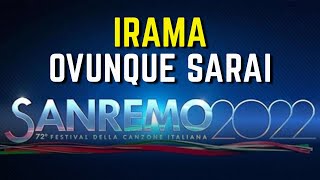 Chi è Irama canta Ovunque Sarai a SANREMO 2022 SHORT [upl. by Rolph399]