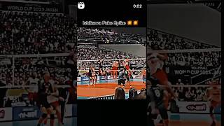 ishikawa fake set for nishida Japan players volleyball youtubeshorts trending volleyball [upl. by Akcira]