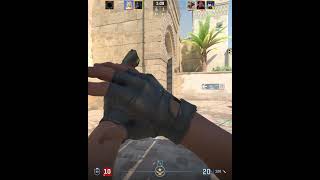 500 IQ play csgo csgo2 counterstrikesource2 counterstrikeglobaloffensive eslcsgo csgoclips [upl. by Annim]