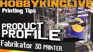 Turnigy Fabrikator 3D Printer  Tips amp Tricks  4 Printing Tips [upl. by Nogras]