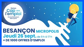 Participez au salon Cap vers l’emploi le jeudi 26 septembre 2024 [upl. by Hillegass]