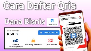 Cara Daftar Qris Dana Bisnis Terbaru [upl. by Heppman]