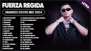 FUERZA REGIDA 2024 LETRA  GRANDES ÉXITOS MIX 2024  FUERZA REGIDA ÁLBUM COMPLETO MAS POPULAR 2024 [upl. by Seow]