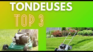 TOP 3 DES MEILLEURES TONDEUSES A GAZON 2024 [upl. by Lemmuela]