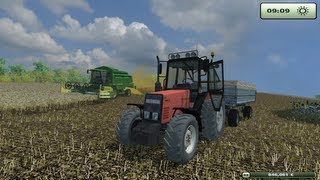 Farming Simulator 2013  Repce aratásCanola Harvest John Deere 2056 amp Belarus 8922 HD [upl. by Nicolle]