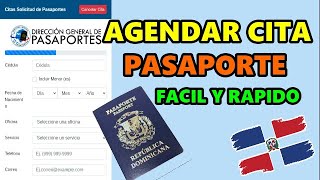 Como AGENDAR CITA Para Solicitar PASAPORTE Paso A Paso [upl. by Seaton]