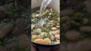 OnePot White Bean Soup with Turkey Leeks and Kale [upl. by Einaj317]