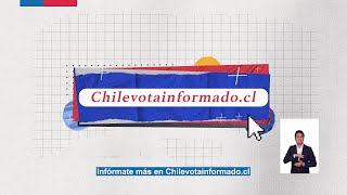 ¡Este 26 y 27 de octubre ChileVotaInformado [upl. by Asina]