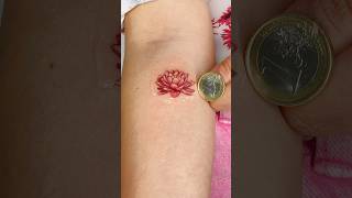 Come guariscono i tatuaggi micro realistici Fiore di loto by ￼ETHEREA TATTOO [upl. by Wartow]