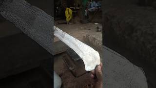 Metal Billhook cleaver knife Crashed [upl. by Ailem]