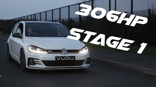 WE FINALLY GOT ONE  GOLF GTI STAGE 1 REMAP VUDU 306BHP [upl. by Wynn78]