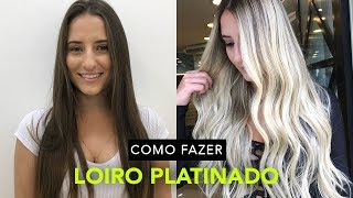 Como Fazer Loiro Platinado [upl. by Esnahc]