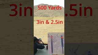 25 INCH TARGET 500 YARDS outdoors hunting kingmanarizona [upl. by Stark]