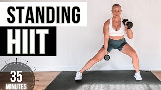 35 MIN NO REPEAT STANDING DUMBBELL WORKOUT  FOR FAT BURNING [upl. by Helene]