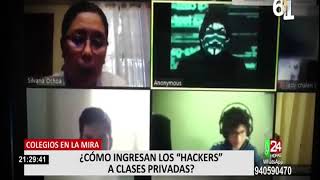 Colegios en la mira ¿Cómo ingresan los quothackersquot a clases privadas [upl. by Eitisahc124]