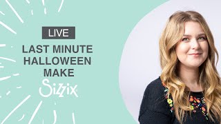 Sizzix Halloween Die Cutting Craft Project By designer Jess [upl. by Ytnom]