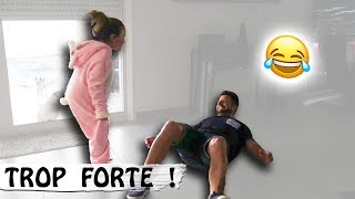 ELLE EST TROP FORTE  😂  Halloween Family vlog [upl. by Ellerahc]