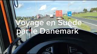 Voyage vers la Suède par le Danemark [upl. by Rosenkranz]