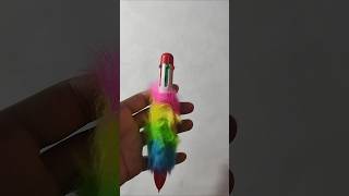 Cute multicolour pen unique stationery Unboxing  review shorts [upl. by Neirol]