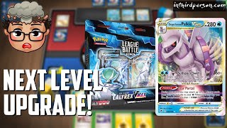 Upgrade Your Ice Rider Calyrex VMAX League Battle Deck with Palkia VSTAR [upl. by Norod460]