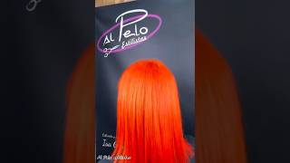 Pelo Naranja elumen mastercolorist colormania goldwell elumenalicante coloresfantasia [upl. by Low529]