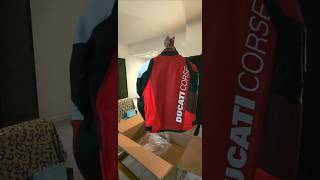 Unboxing my new Ducati jacketducati dainese ducaticorse ducatista [upl. by Cohe131]