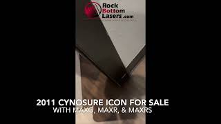 2011 Cynosure Palomar Icon with 3 Handpieces Max G MaxR MaxRs Laser For Sale [upl. by Uzzi537]