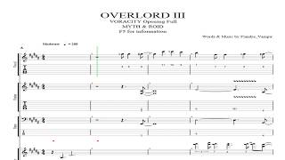 FULL 【TAB】 Overlord オーバーロード III  VORACITY [upl. by Itnahs400]