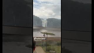 Montmorency water falls Quebec canada shortvideos nature [upl. by Oirad]