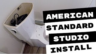 American standard Studio Activate Toilet Installation [upl. by Niad]