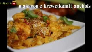 Makaron z krewetkami i anchois [upl. by Oballa]