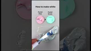 How to make white colormixing oddlysatisfying whitepaint tappingsounds asmr shortsfeedshort [upl. by Narat]