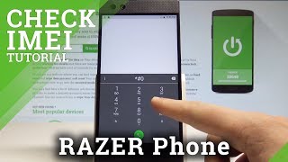 How to Check IMEI on RAZER Phone  Serial Number Tutorial HardResetInfo [upl. by Boeschen]