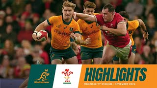 EIGHT TRIES IN CARDIFF  Wallabies v Wales Highlights  November Internationals [upl. by Far490]