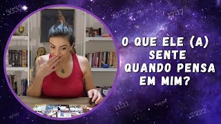 🥰 O QUE ELE A SENTE QUANDO PENSA EM MIM tarot [upl. by Ik]