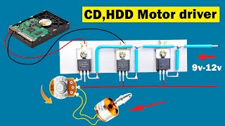 Brushless BLDC motor ESC controller using irfz44 CD HDD motor driver [upl. by Kcuhc127]