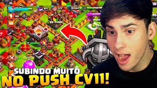 PEGUEI MESTRE NO PUSH CV11 COM DRAGÃO ELÉTRICO CLASH OF CLANS [upl. by Gawen655]