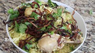 10 MINUTES CHICKEN BIRYANI IN A PRESSURE COOKER QUICK AND EASY [upl. by Yracaz]