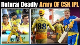 Ruturaj Gaikwad Deadly Army In CSK  Combination Of stars in CSK  IPL 2025 [upl. by Klatt]