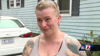 Swannanoa woman talks about her incredible story of survival amidst Helene flooding [upl. by Lehet235]