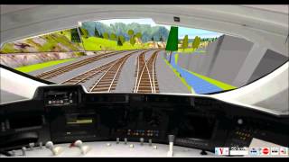 WinTrack Simulation UmspannBhf  SchaBhfUmf S  EndBhf PrivBahn [upl. by Aerdnuahs]