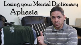 Losing your Mental Dictionary Aphasia [upl. by Noeled]