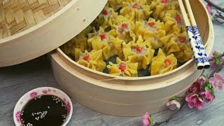 How to make Trini Tim Sam  Sui Mai  Dim Sum  Episode 2038 [upl. by Yraunaj]