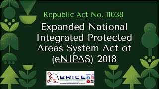 Expanded National Integrated Protected Areas System Act of eNIPAS 2018 [upl. by Darice]