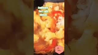 Cauliflower Curry with Chicken currychicken cauliflowerrecipe cauliflower cauliflowercurry [upl. by Onairot5]